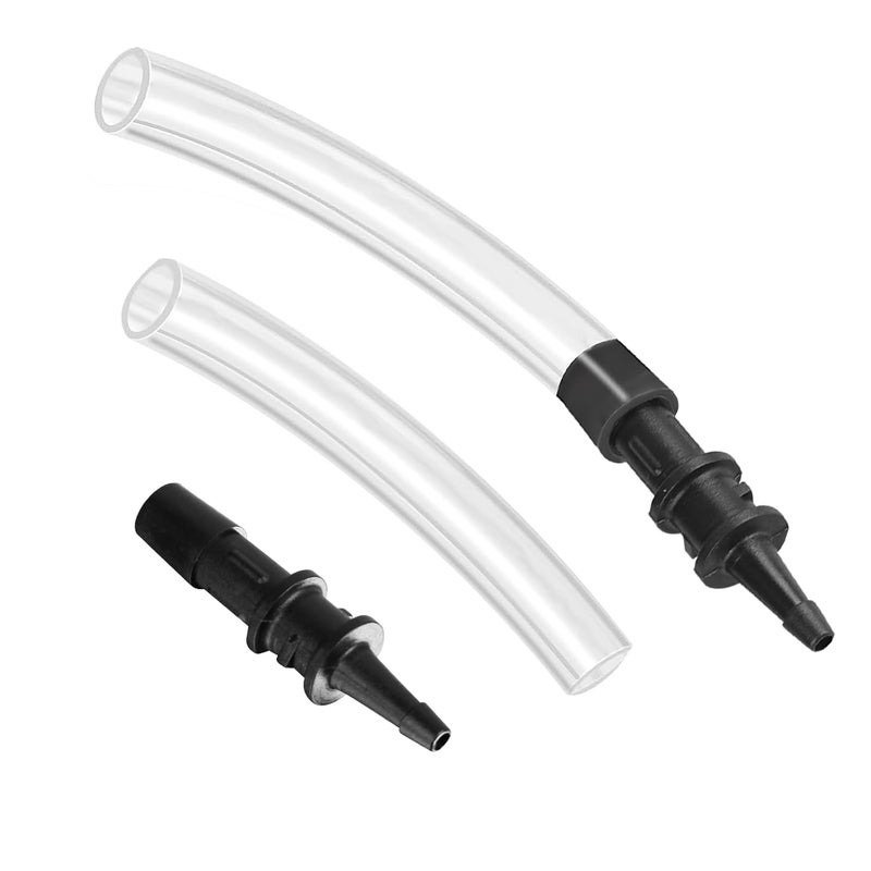 SuperDi RMA316 Manometer Tube Adapter,Pressure Tube Adapter Fitting,3/16 in. to 5/16 Manometer Fittings Adapter Fit for Fieldpiece Manometer Inlet and Outlet Valves on Various Models of Gas Appliances-2PCS - Image 1